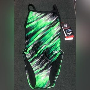 Speedo PowerFlex Eco Flyback Swimsuit Competitive Fit Women’s Size 22 - XXS